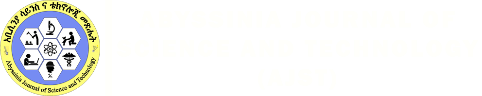 Abyssinia Journal of Science and Technology